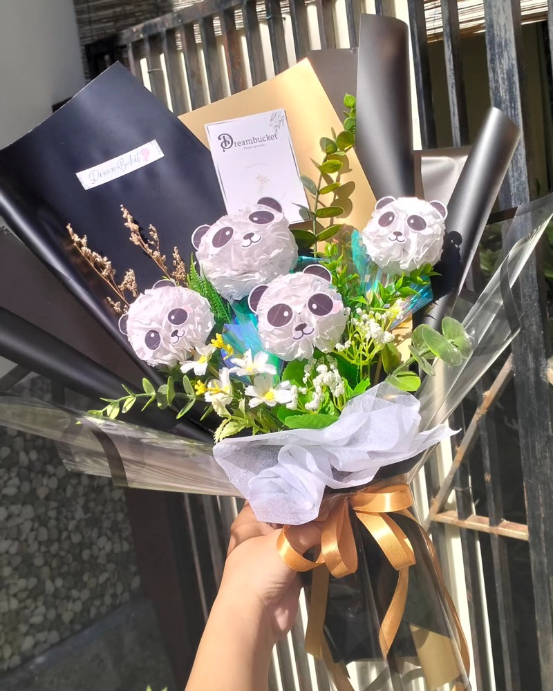 Tema-nya panda2 di tengah hutan hihihi next buat karakter apa lagi yak yg kepo hrganya bis…
