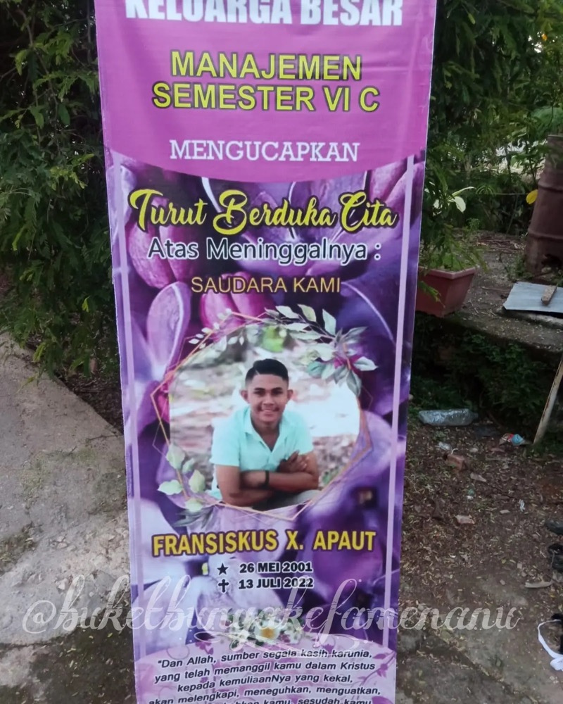 guys sekarang kita juga terima orderan banner kedukaan, opening, Wisudaan, ulangtahun dll …