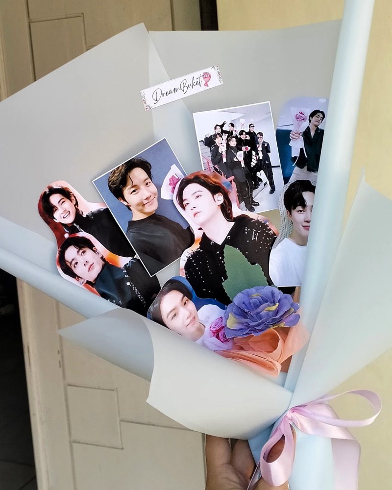 korea loverss wkwkw nih buket oppa oppa tampan wkwk